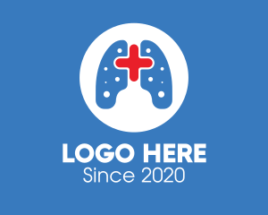 Lung Medical Hospital logo design