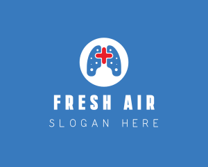 Lung Medical Healthcare logo design