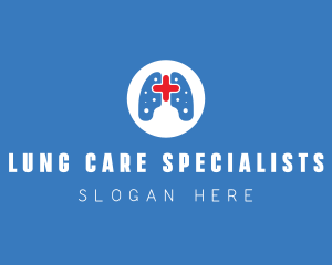 Lung Medical Healthcare logo design