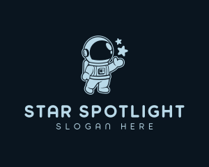 Astronaut Suit Spaceman logo design