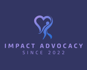Advocacy - Heart Human Marathon logo design