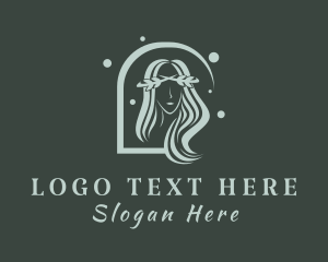 Esthetician - Nature Stylist Lady logo design