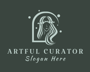 Nature Stylist Lady  logo design