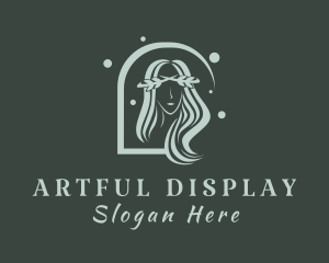 Nature Stylist Lady  logo design