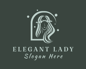 Nature Stylist Lady  logo design
