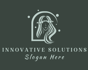 Nature Stylist Lady  logo design