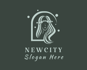 Nature Stylist Lady  logo design