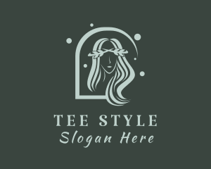 Nature Stylist Lady  logo design