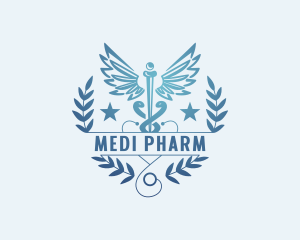 Pharmacology - Caduceus Medical Clinic logo design