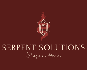 Snake Gem Jeweler logo design