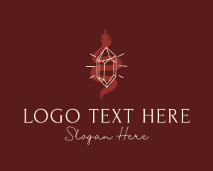 Crystal - Snake Gem Jeweler logo design