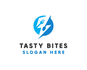 Eat - Fast Restaurant Diner logo design