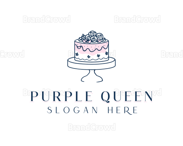 Wedding Cake Pastry Logo