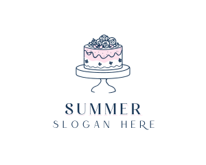 Wedding Cake Pastry Logo