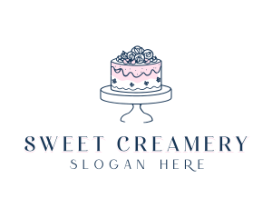 Wedding Cake Pastry logo design