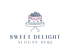 Wedding Cake Pastry logo design