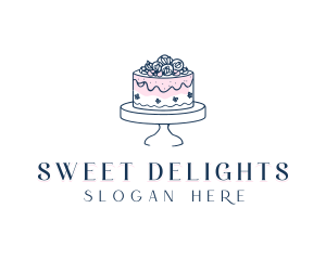 Wedding Cake Pastry logo design