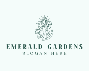 Holistic Mushroom Garden logo design