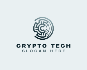 Crypto - Currency Blockchain Crypto logo design