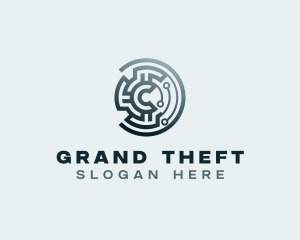 Technology - Currency Blockchain Crypto logo design