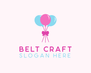 Party Ribbon Balloons logo design