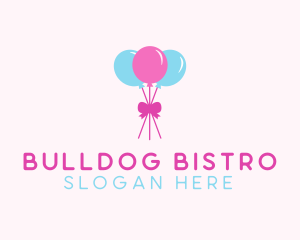 Party Ribbon Balloons logo design