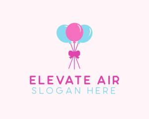 Helium - Party Ribbon Balloons logo design