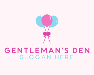 Party Ribbon Balloons logo design