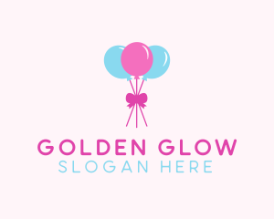 Party Ribbon Balloons logo design