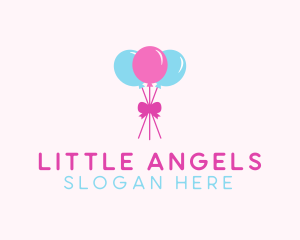 Party Ribbon Balloons logo design