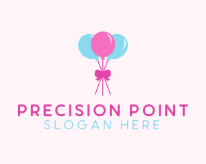 Party Ribbon Balloons logo design