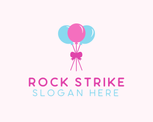 Party Ribbon Balloons logo design