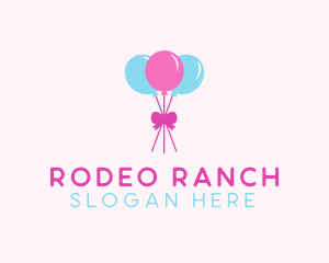 Party Ribbon Balloons logo design