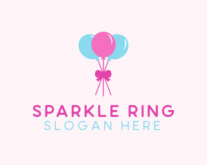 Engagement - Party Ribbon Balloons logo design