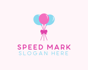 Party Ribbon Balloons logo design