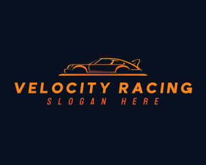 Car Racing Motorsport logo design