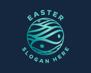 Abstract Startup Globe Logo