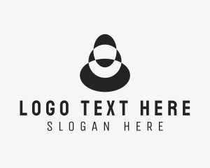 Black - Creative Optical Illusion logo design