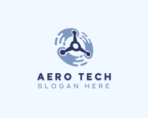 Drone Tech Aerial logo design