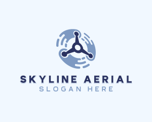 Drone Tech Aerial logo design