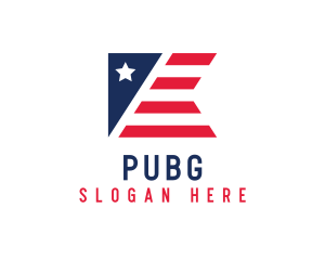Politician - Patriotic American Flag logo design