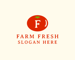 Fresh Tomato Fruit logo design