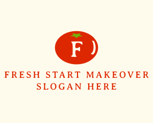 Fresh Tomato Fruit logo design