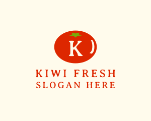 Fresh Tomato Fruit logo design