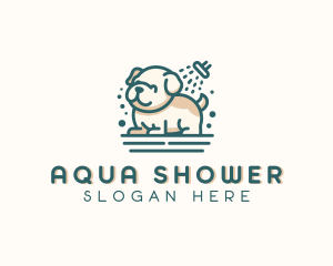 Shower - Pet Puppy Grooming logo design