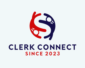 Clerk - Office Worker Letter S logo design