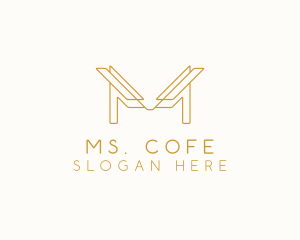 Luxury Firm Letter M logo design