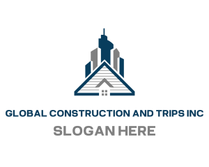 Skyscraper - Realty Building Property logo design