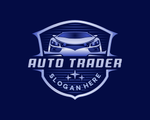 Dealer - Car Race Automotive logo design