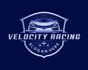 Car Race Automotive logo design